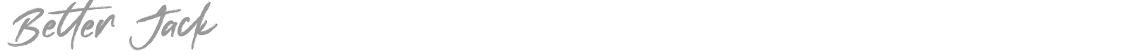 Better Jack font preview